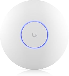 Ubiquiti U7-Pro Access Point WiFi 7, UniFi, Tri-Band 2.4/5/6 GHz, 2.5 GbE, Copertura 140 m², PoE+, Bianco