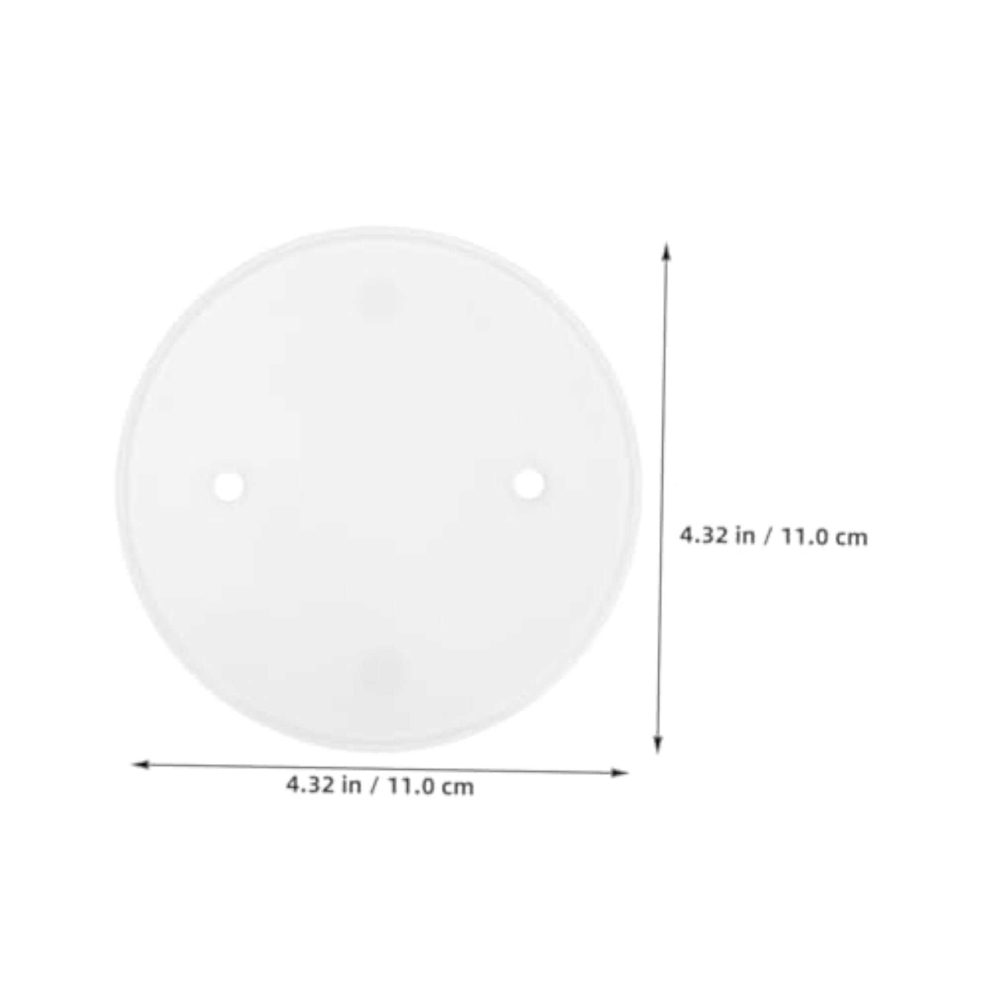 20pcs Round Ceiling Electrical Box Covers, Plastic