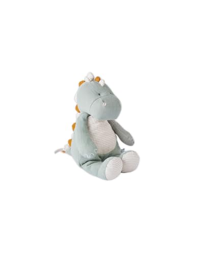 Noukie's Doudou Enfant - Petite Peluche Stegi - Doudou Coton Bio - Taille Adaptée aux Enfants (25...