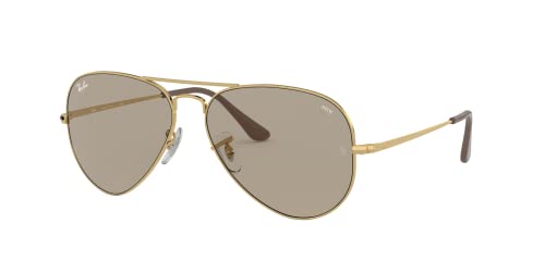 Image of Ray-Ban Unisex Polarized Pilot Sunglasses - 0RB3689