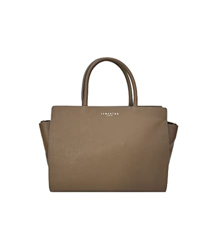 Imagen de Lamarthe Bolso de mano de piel CUTE, beige