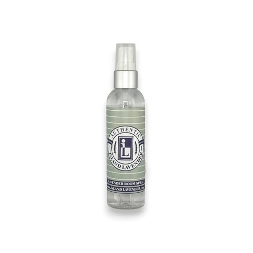 Island Lavender | Lavender Room Spray - 4 oz | Natural Air Freshener with Pure Lavender Essential Oil | Calming, Long-Lasting Aroma | Paraben-Free & Safe | Made in the USA