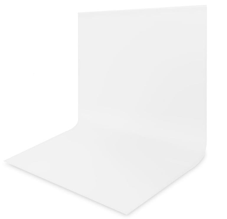 Bcuuozeeing Fondo Fotográfico Blanco 3x6m, 100% Algodón, Lavable, Doble Cara, Plegable, para Fotografía, Retrato, Producto, TV, Video, YouTube, Fiesta, Boda, Baby Shower, Escuela, Hogar