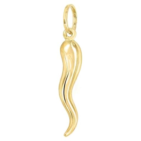 Lucchetta Italian Twisted Horn Pendant Charm Cover