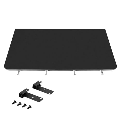 KEESHA BAC362 Folding Front Shelf for Traeger Pro 22 Pro 575 Ironwood 650 Century 22 Mesa 22 Eastwood 22 Pellet Grills Heavy-Duty Grill Accessories Replacement for Food Prep and Storage 25 x 12