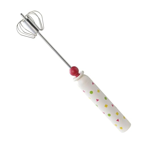 Batidora de mano, mango giratorio antideslizante inalámbrico, licuadora portátil para café, leche, bebida, crema, harina, salsa, batir, batir y agitar