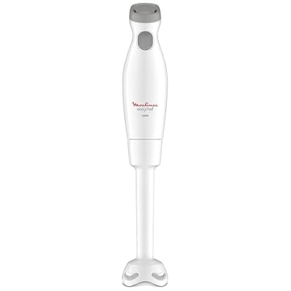 Foto di Moulinex Easychef DD45A1 – Frullatore a immersione, 450 W, 2 velocità, lame Zelkrom, bianco