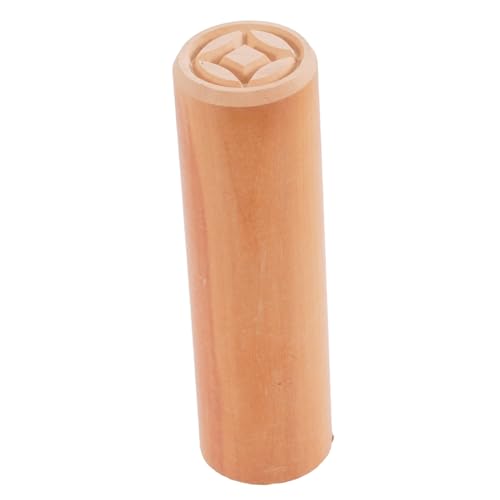 HOODANCOS paper Punching Chisel Mold for Traditional Offerings Durable and Smooth Chisel Tool with Unique Ancient Pattern for Copper Coin Making and Worship Paper