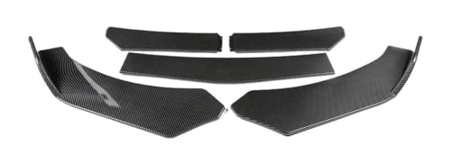 Diffuseur pare-chocs avant Benz universel style carbone pour corriger le look d'origine 5 pcs