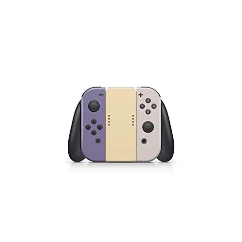 Image of Tacky Design Solid Color Skin Compatible with Nintendo Switch Skin Wrap Cover, Colorwave Blocking for Nintendo Switch Stickers, Premium Vinyl 3M Full Wrap Decal.