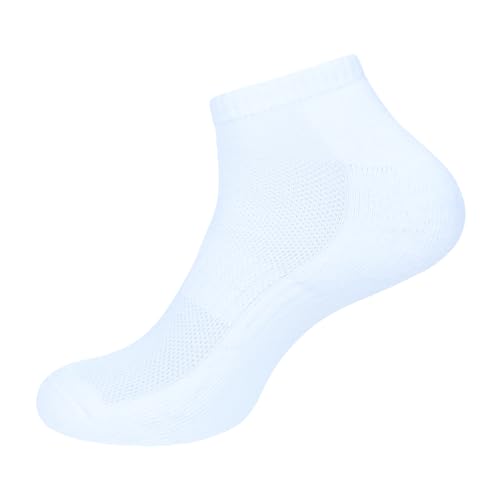 Men’s Cotton No Show Mesh Socks – Breathable, Sweat-Wicking, Reinforced Toe & Heel, Snug Fit, Ideal for Daily Wear - 3 Pair