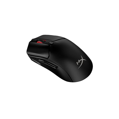 Image of HyperX Pulsefire Haste 2 Dual Wireless RGB Gaming Mouse, Up to 26K DPI, HyperX 26K Sensor, 61g Ultra Lightweight, 100 Hr Battery Life, 1K Hz Polling Rate, 24 Months Warranty - Black [6N0B0AA]