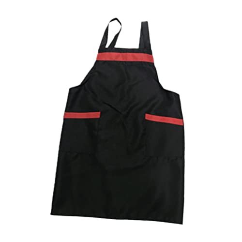 Garneck Waterproof Greaseproof Apron Halter Neck Style Unisex Industrial Apron for Kitchen Cleaning Bbq