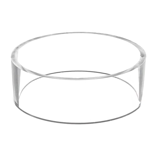 アクリルボールディスプレイスタンド - バスケットボールフットボールの野球、エレガントなショーケースラック、長持ちする固定効果、コーチ、選手、ファン向けの収集可能なアクセサリー、6.5x1.5cmの透明なホルダー