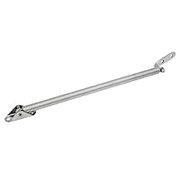 Akozon Lukeneinsteller, Edelstahl Lukenhalter 10lb Last Lukenfedereinsteller für RV Yacht Schranktür Fenster Lukenfederhalter(1#)