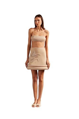 Vintage Lily Solid Appliqué Skirt