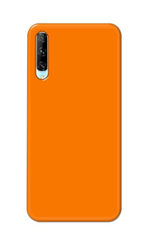 Image of Plain Orange Hard Back Case Cover for Huawei Y9S (2019) Back Cover -(J5) VNS2229