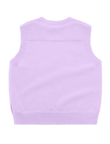 SEAUR Toddler Kids Sweater Vest V Neck Cable Knit Argyle Sweater Vest Boys Girls Sleeveless Uniform School Pullover Knitwear2