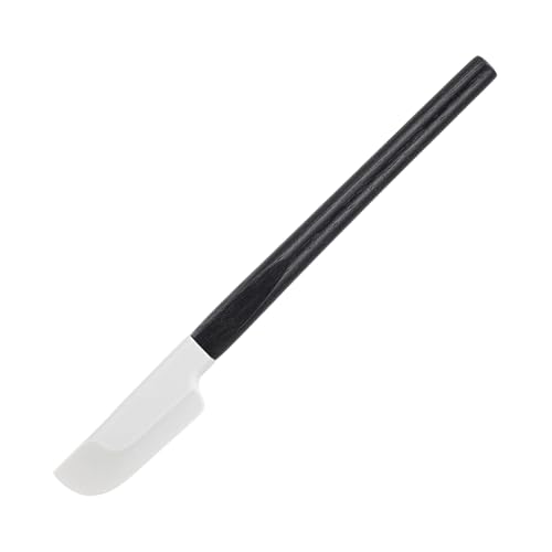 Hitburu Espátula De Silicona De Cocina | Utensilios De Cocina Con Mango De Madera,Utensilio de Silicona Para Untar Mantequilla - Para Mezclar Y Cocinar Pan Y Pastel En Hogar O Restaurante