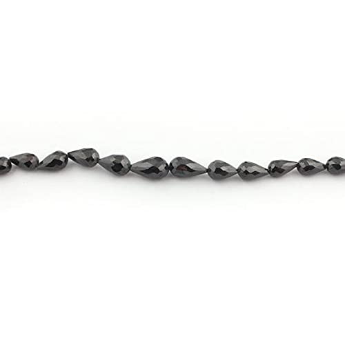 Zircon noir facetté de qualité supérieure pour la création de bijoux élégants