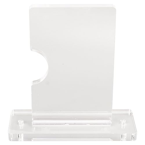 DAUZ Suporte de parede de vara de pesca de acrílico, suporte de vara de pesca de parede horizontal r