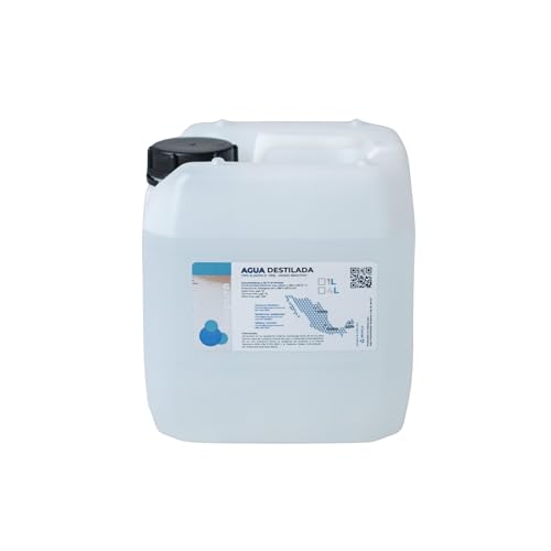 La Mejor Lista de Unidades de destilado los mejores 5. 43 Agua destilada desionizada en garrafa de 4 litros, calidad certificada marca ECOPURA