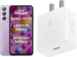 Image of Original 25w Charging Set | New Model | White | Superior Build Quality | Compatible with Samsng Galaxy M12 M32 A12 A52 A72 Z Fold 4 S21 Ultra & More