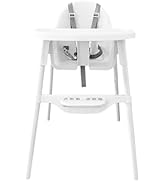 YALION kinderhochstuhl Hochstuhl Baby Kinderstuhl mit Tisch- Höhenverstellbarer Baby Chair Kinder...