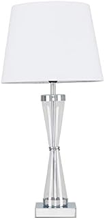 MiniSun Contemporary Polished Chrome Hourglass Design Table Lamp Base