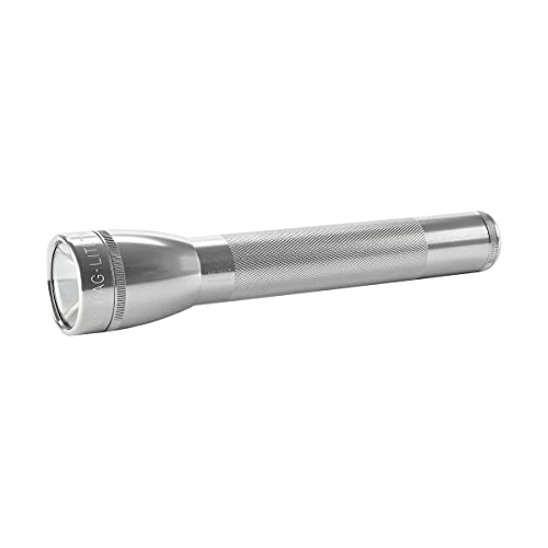 Maglite ML25LT LED 2-Cell C Flashlight, Silver