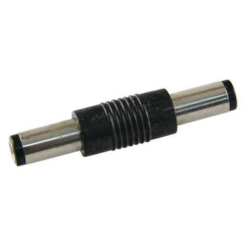 CABLEPELADO Adaptador DC Macho | Acoplador DC Macho a Macho | Adaptador Extensor Cable de alimentación DC | Empalme DC | Apto para IP CCTV, DVR, LED | 5.5 x 2.1 mm | Macho a Macho