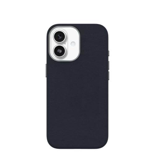 Image of OtterBox iPhone 17 Symmetry Series Cactus Leather Case - Blue Sentiment - Slim, Premium Protective iPhone Case