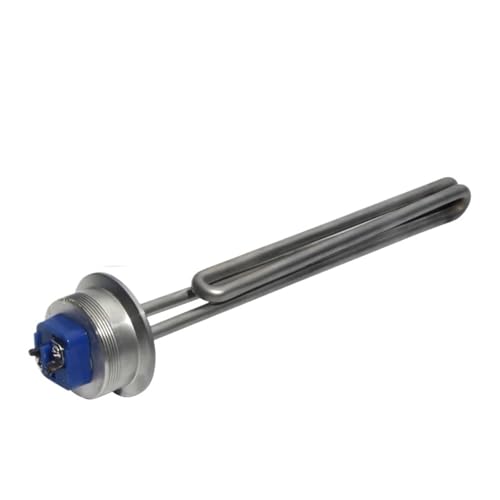 1 Uds. Calentador de agua eléctrico SUS 63mm 304 elemento calefactor de inmersión tipo plegable con abrazadera y virola 240V 1,5/2,5/3,5/4,5/5.5KW(Gold,240V_5.5KW 345MM L TUBE)