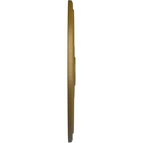 Image of Ekena Millwork CM24DIGLS Diane Ceiling Medallion, 24 inchOD x 3 5 /8 inchID x 1 1 /4 inchP (Fits Canopies up to 6 1 /4 inch), Hand-Painted Gold