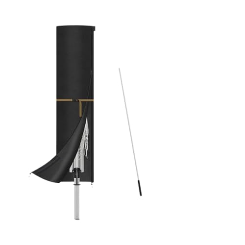 Housse de parasol de jardin imperméable et facile à nettoyer pour terrasse