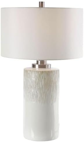 Uttermost Georgios - 1 Light Cylinder Table Lamp - 18 inches Wide by 18 inches deep