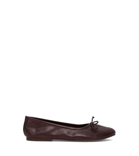 Frye Emma Ballet Women's Flat-Shoes - Classic Leather Slip-On Design,