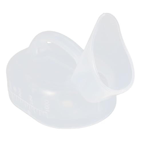 NOLITOY Sturdy Outdoor Urinal 1000ml Washable Pee Bottle for Elderly Portable Hospital Patient Urinal