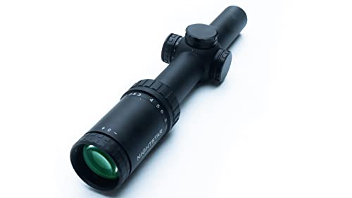 NightStar Rifle Scope, 1-10X24IR, 30mm Tube, CR1 Reticle, Low Profile, Fully NS11024LCR1