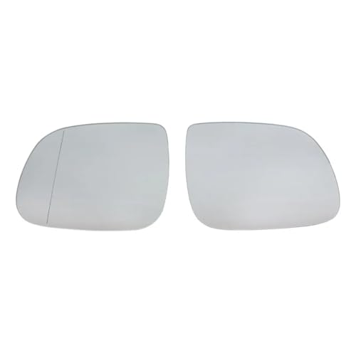 �v���[�g�h�A�~���[ Compatible With Q5 2009-2017 For Q7 2010-2015 For SQ5 2014-2017 �ԗp�q�[�^�[�t���T�C�h���C�h�A���O���E�B���O�o�b�N�~���[�K���X�������i(2pcs)