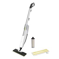 Kärcher SC 2 Upright Steam Mop, Heating time: 30 sec, Area Performance: 50 m², Tank: 0.4 l, Power: 1600 W, EasyFix Floor Nozzle, Microfibre cloth and descaling cartridge, White