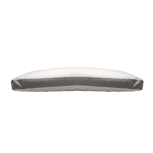 Dormity - Almohada de Fibra Funny - Ideal para Quienes Duermen De Espaldas - Descanso Sin Molestias - 135x30