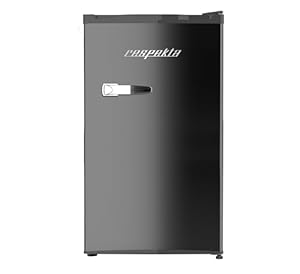 Respekta Retro-Kühlschrank / 92 L Kühlvolumen/Kaltlagerzone/h... Füße/seitlicher Flaschenöffner/Aluminiumgri... / KG83S-52