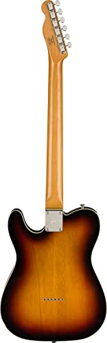 Image of Squier Classic Vibe Baritone Custom Telecaster Electric Guitar, with 2-Year Warranty, 3-Color Sunburst, Laurel Fingerboard