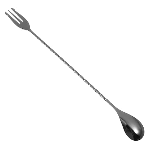 4 Piezas Cuchara de Mezcla Cuchara de Whisky Cuchara de Coctel de Bar Bebidas Varilla para cocteles Cuchara para cocteles Mango Largo Varilla agitadora Cucharada Reutilizable