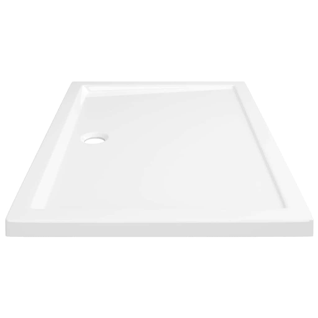 Plato de ducha rectangular ABS 70 x 100 cm, plano, reforzado con