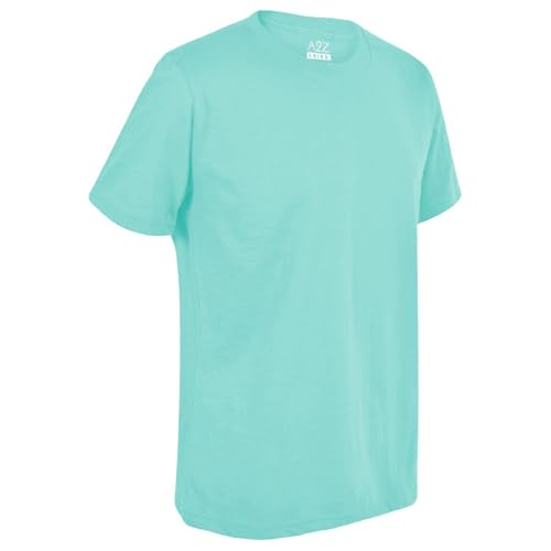 A2Z 4 Kids Chłopięce T-shirty Plain Black T Shirt Soft Feel Summer Tank Top Tees dla dzieci Chłopcy 5-13 lat, Woda, 11-12 lat