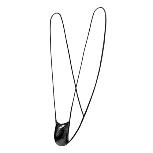Men's Mankini Thongs and G-String Shiny Male Lingerie Mens V Sling Suspender Bodysuit Bikini Underwear Thongs4
