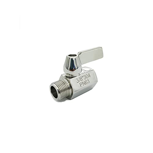 Mini vanne à bille 3/4 en acier inoxydable 304 haute durabilité