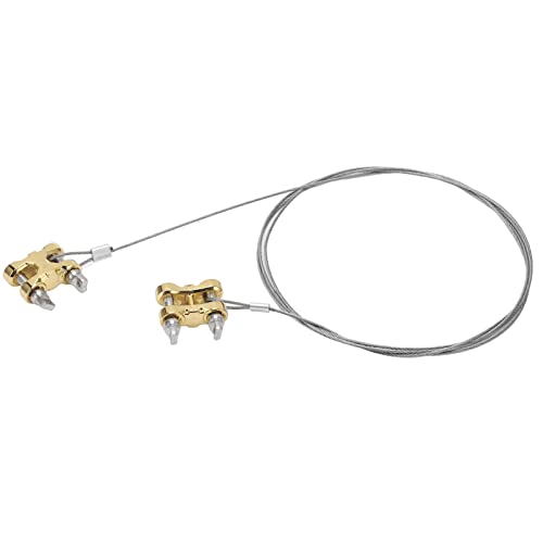 RC Abschleppseil Kit RC Kette Abschleppseil Anhänger Kette Abschleppseil Simulation mit Stoßstange Abschlepphaken für 1/10 RC Car Truck Crawler(Gold) RC -Automodellzubehör